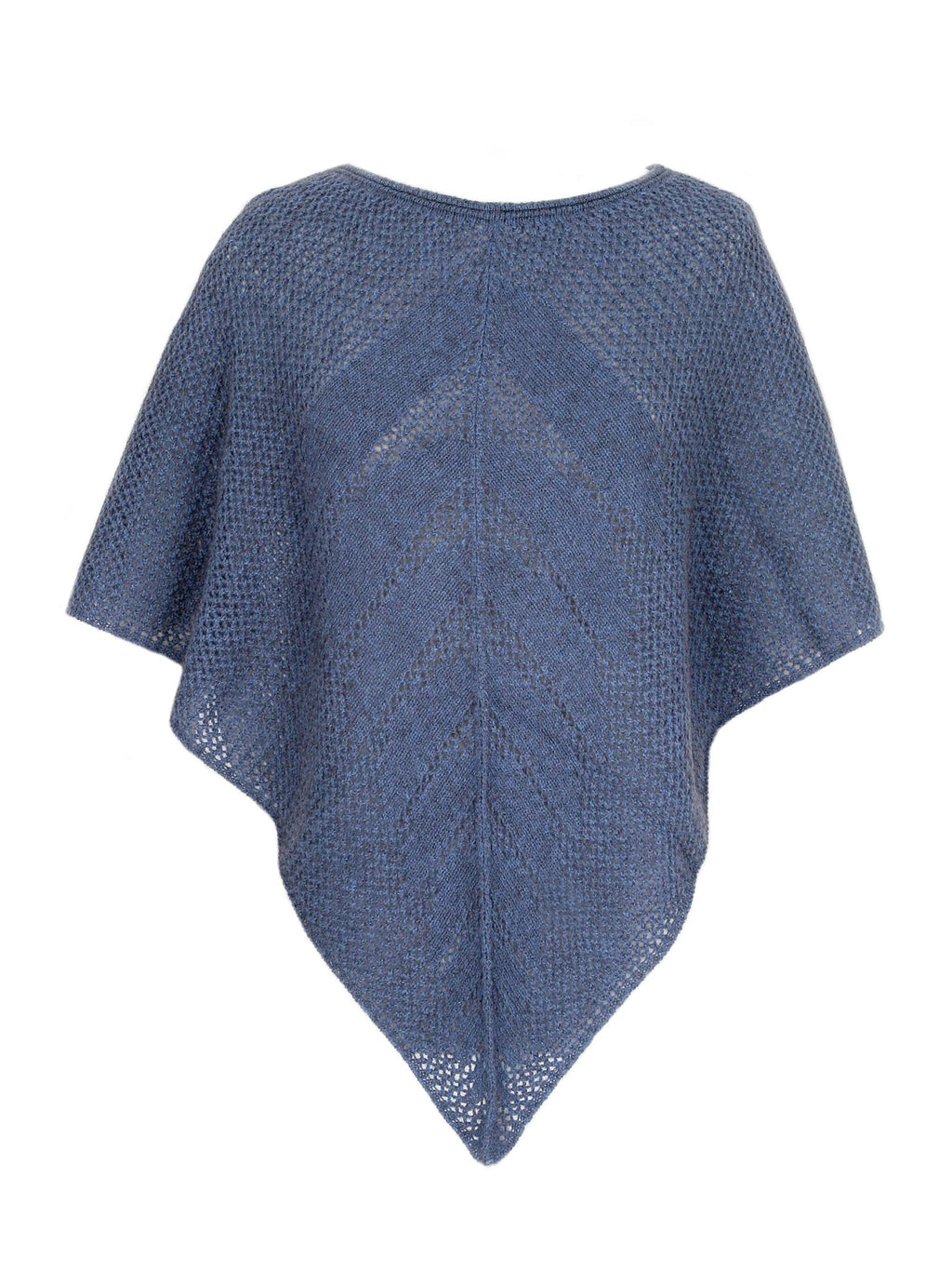 Lace Stitch Possum Merino Poncho