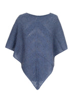 Lace Stitch Possum Merino Poncho