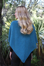 Lace Stitch Possum Merino Poncho