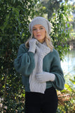 Alpaca Wool Gloves-Dove