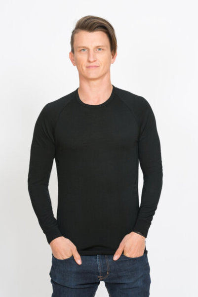 Long Sleeve Merino Crew Neck T-Shirt Secondary image