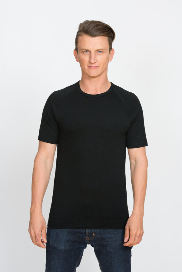 Short Sleeve Merino Crew Neck T-Shirt Main image