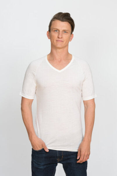 Short Sleeve Merino V Neck T-Shirt Secondary image