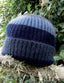 Childs Possum Merino Stripe Rib Beanie