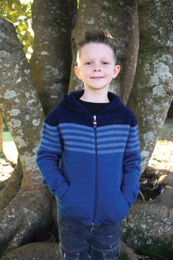 Kids Unisex Possum Merino Hoodie Secondary image