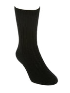 Casual Possum Merino Rib Sock Black