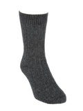 Casual Possum Merino Rib Sock Charcoal