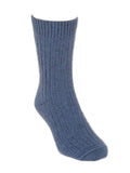 Casual Possum Merino Rib Sock Lt Blue