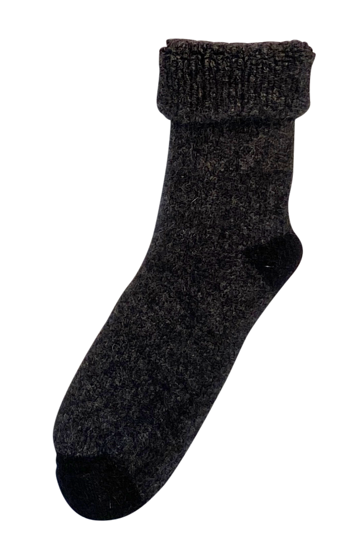 Plain Possum Merino Baby Socks