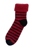 Striped Possum Merino Baby Socks
