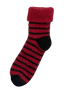 Striped Possum Merino Baby Socks