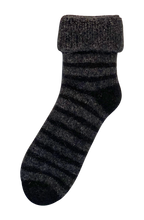 Striped Possum Merino Baby Socks