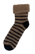 Striped Possum Merino Baby Socks