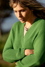 Dome Merino & Cotton Jacket Green Hero