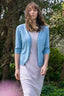 Flo Merino & Cotton Cardigan - Sky