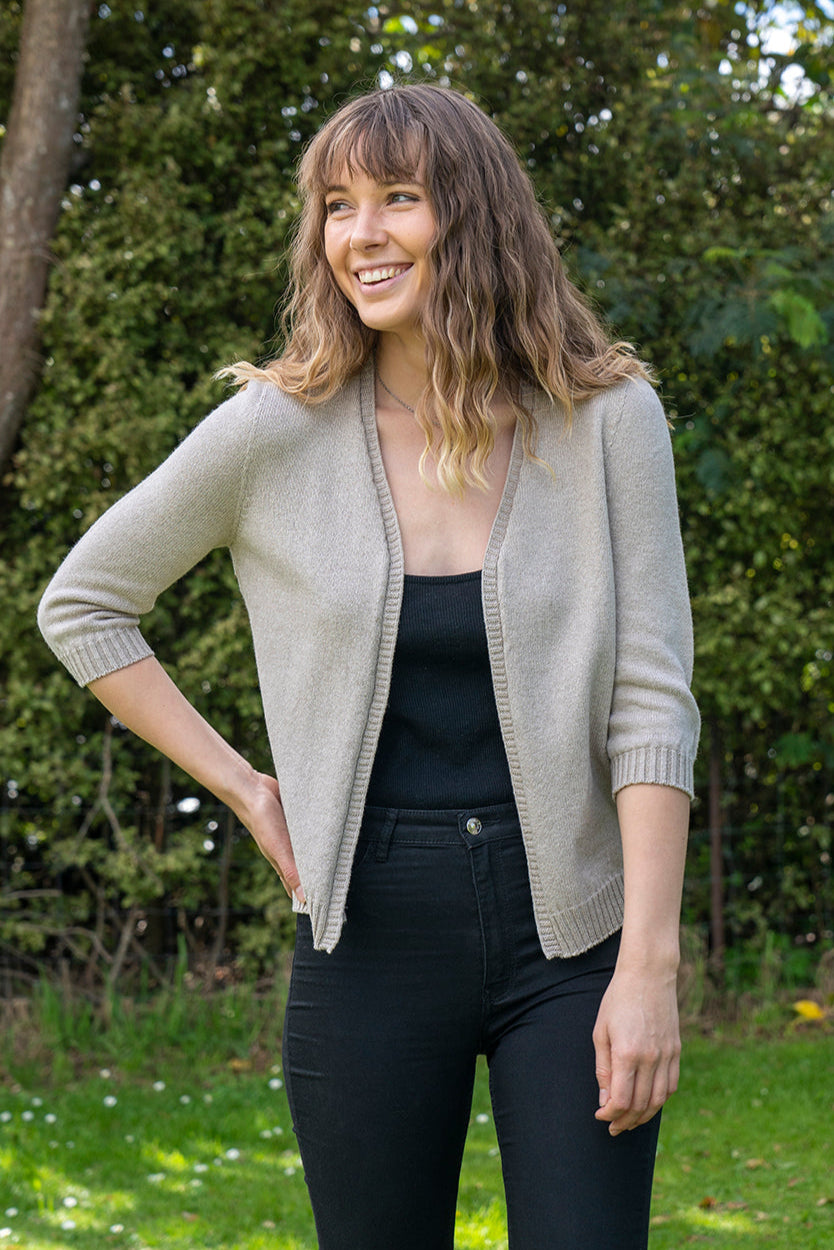 Flo Merino & Cotton Cardigan Secondary image