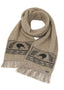 Kiwi Motif Possum Merino Scarf