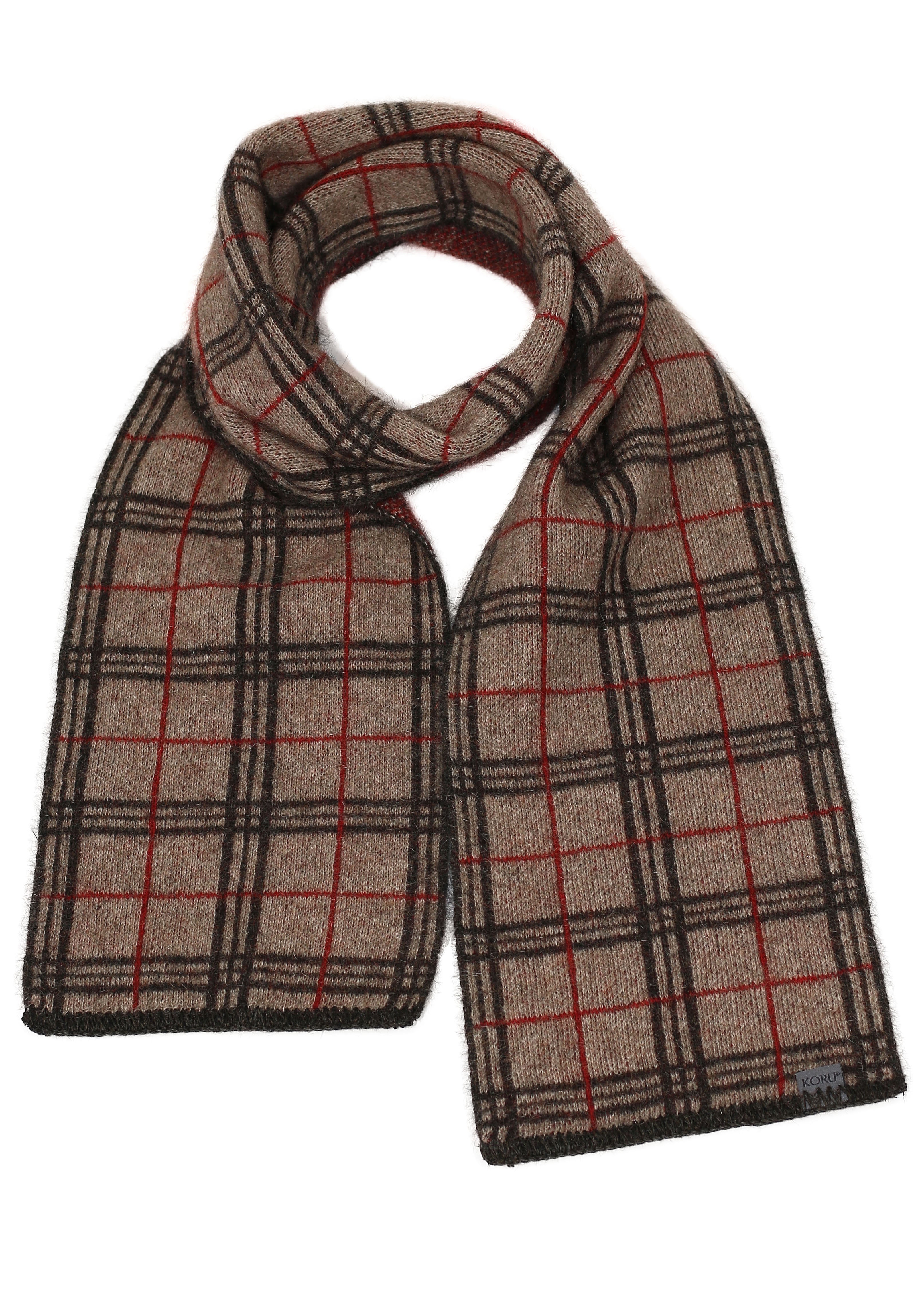 Tartan Possum Merino Scarf Main image