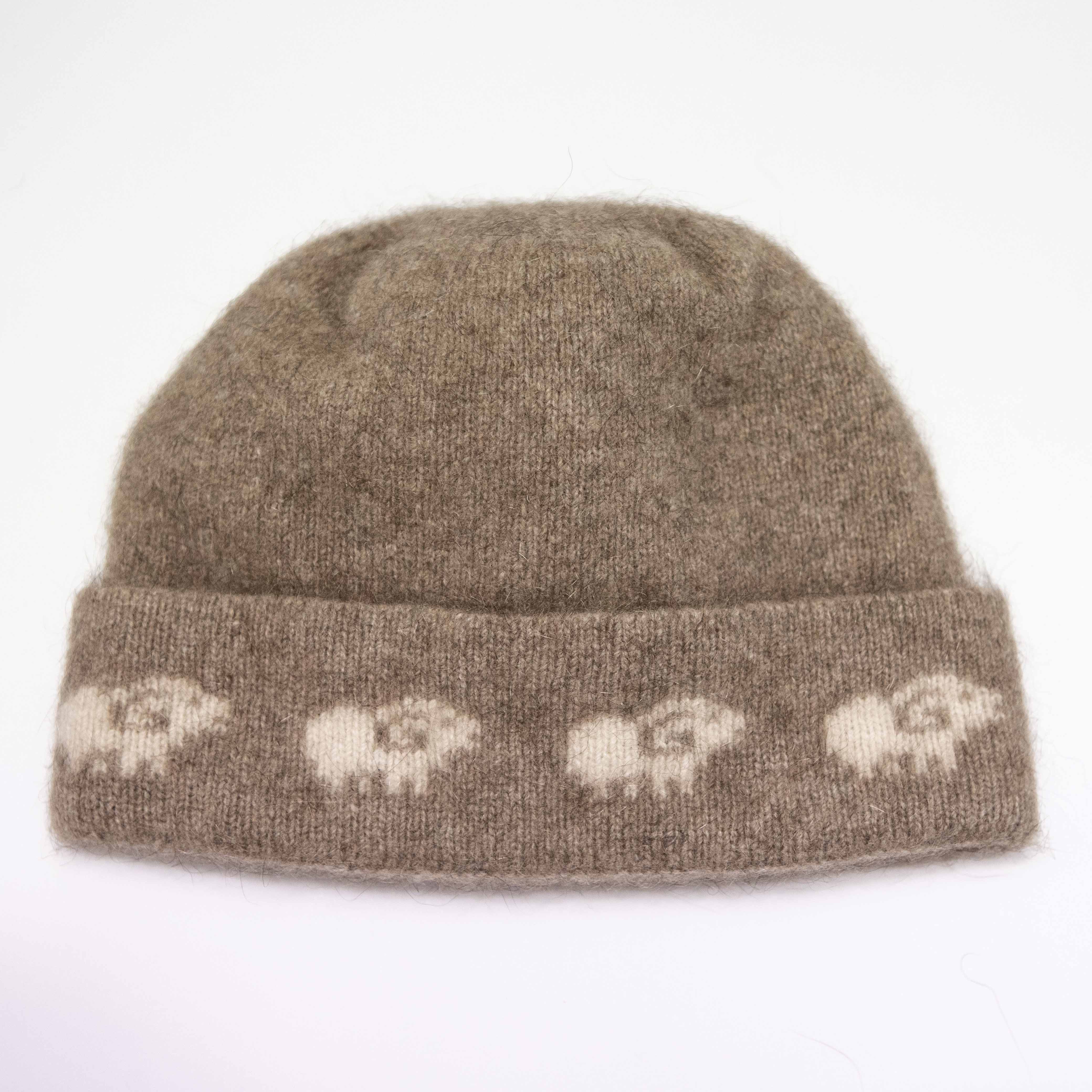 Sheep Motif Possum Merino Beanie Secondary image