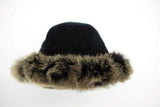 Possum Merino Fur Trim Beanie Hat - Koru Knitwear