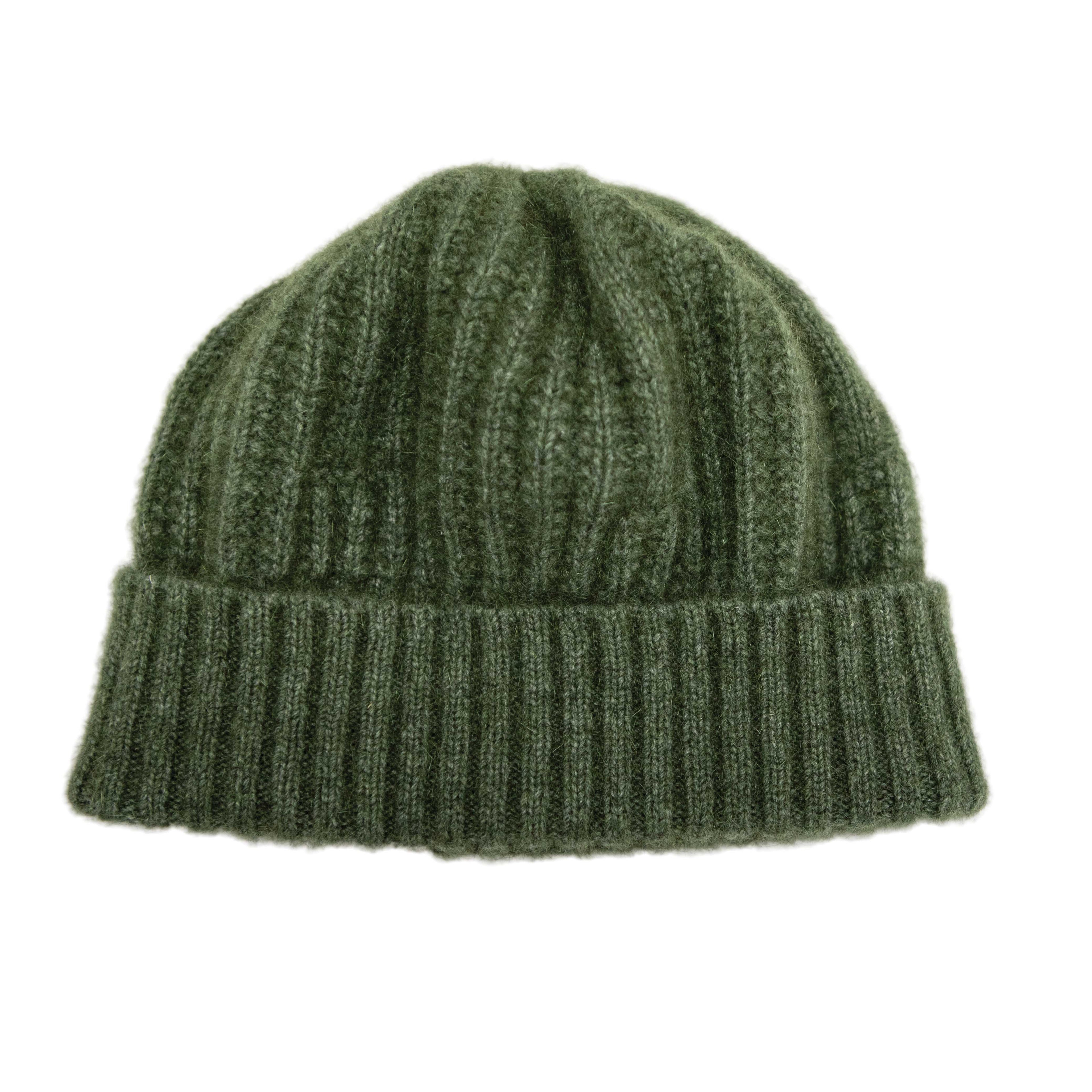 Ribbed Possum Merino Beanie - Koru Knitwear
