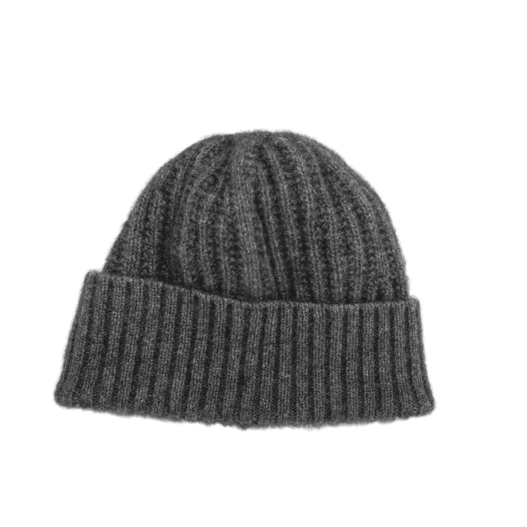 Ribbed Possum Merino Beanie - Koru Knitwear