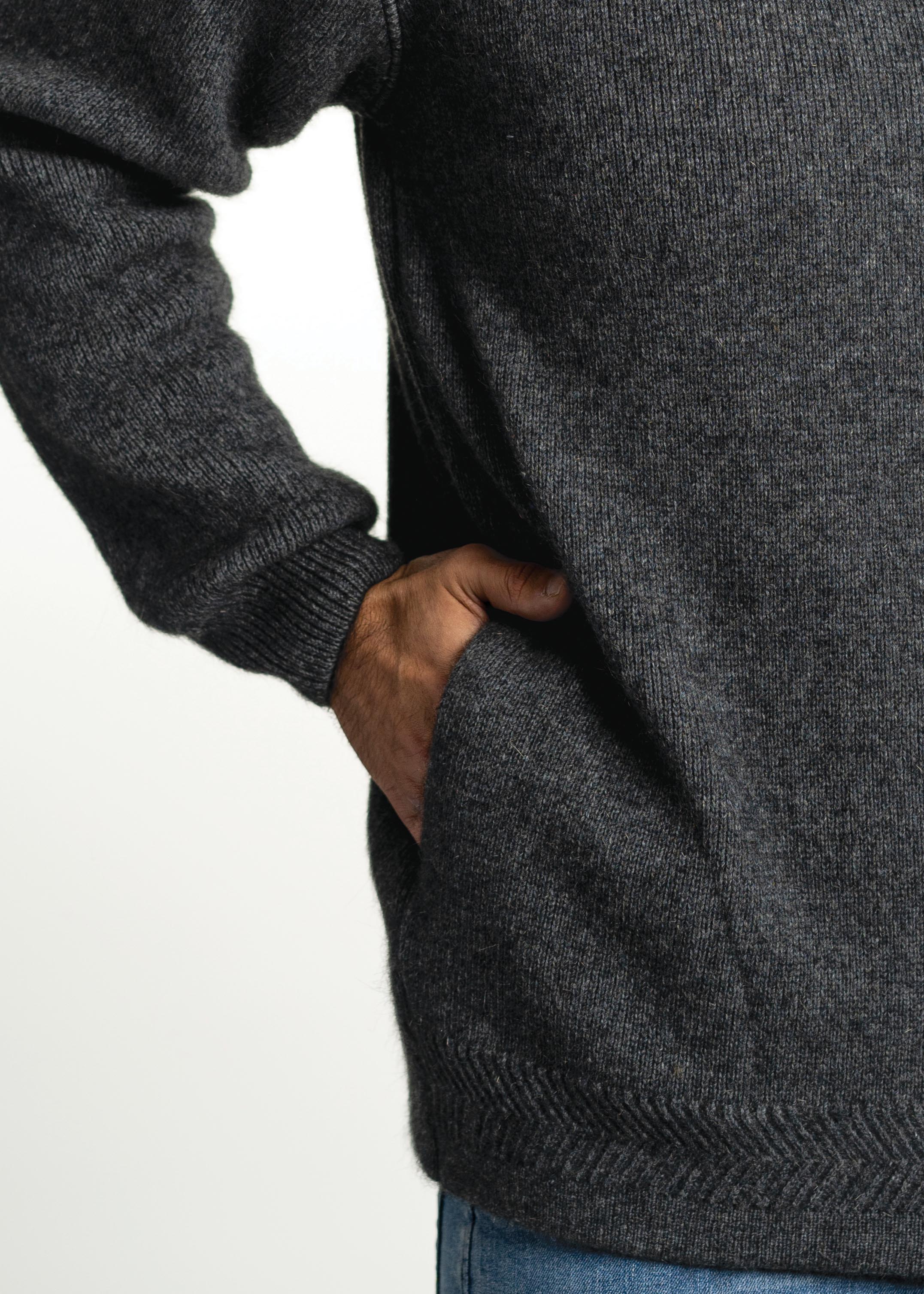 Zip Through Possum Merino Jacket