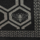 Possum Merino Geometric Throw - Koru Knitwear
