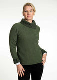 Possum Merino Two Tone Jumper - Koru Knitwear