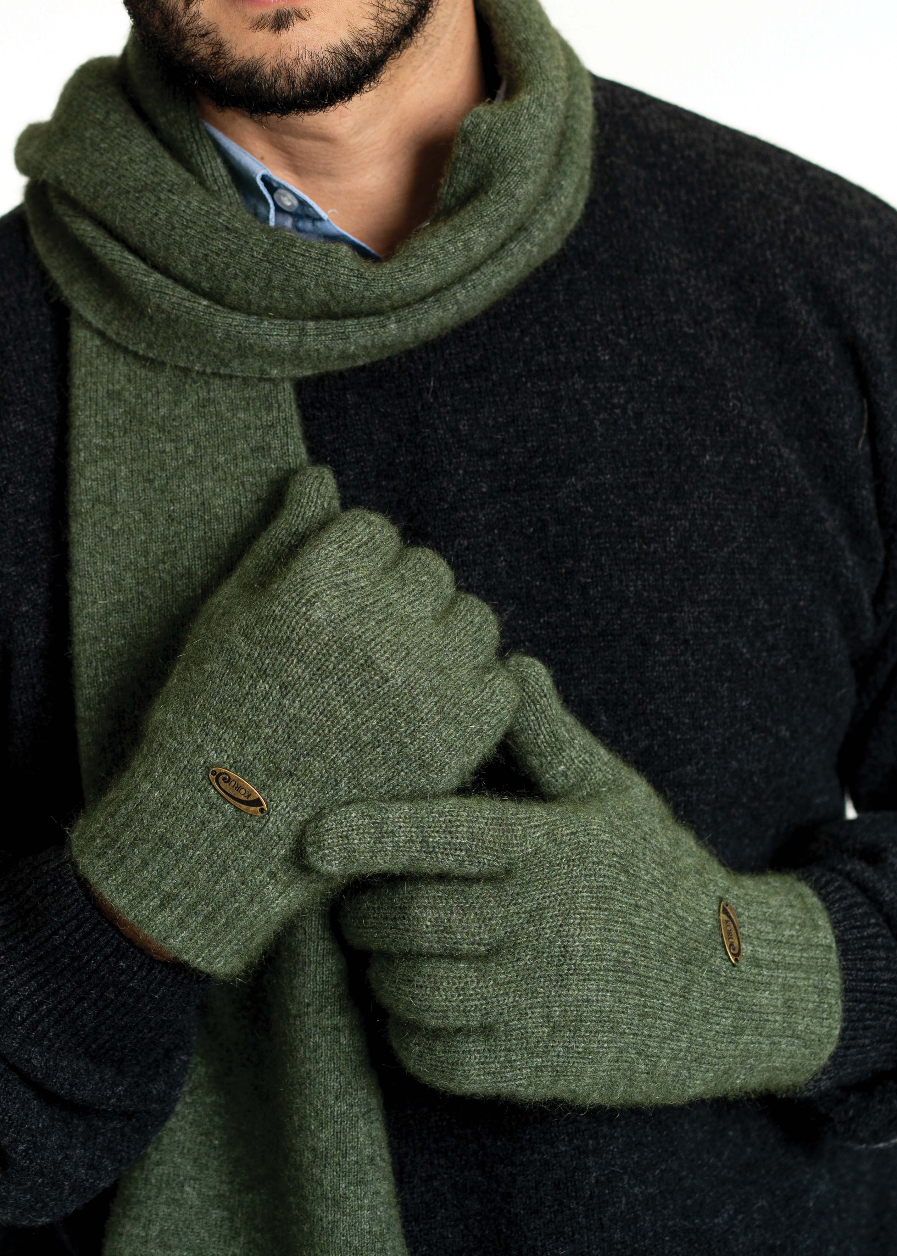 Plain Possum Merino Gloves
