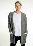 Possum Merino Long Line Cardigan - Koru Knitwear