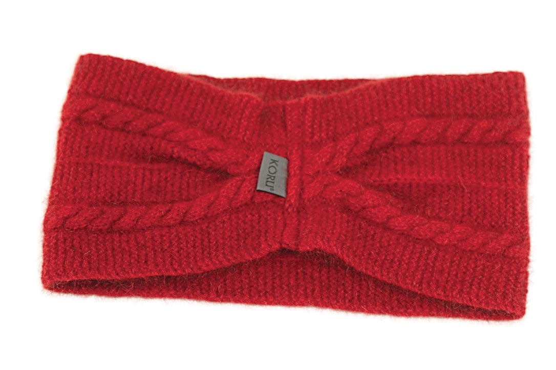 Cable Knit Possum Merino Headband