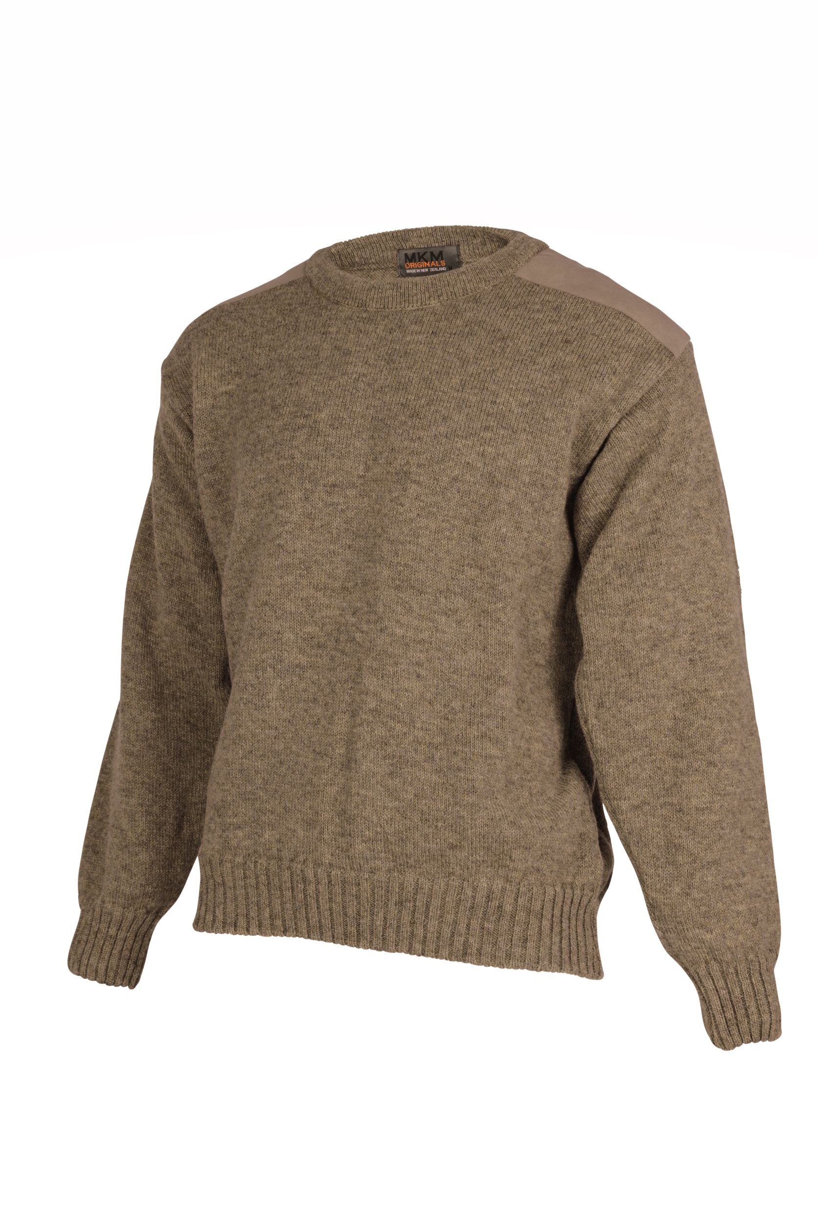 Merino Wool Ultimate Crew Sweater - MKM Knitwear