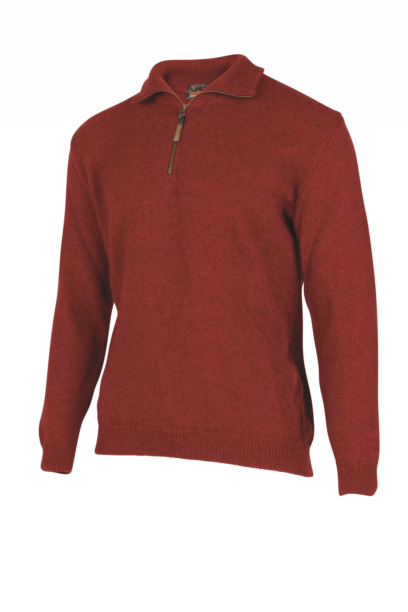 Possum Merino Legend Zip Sweater - MKM Knitwear