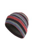 Possum Merino Striped Unisex Beanie - MKM Knitwear