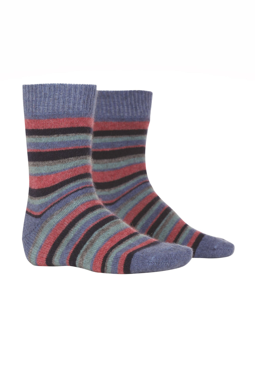 Unisex Possum Merino Striped Sock