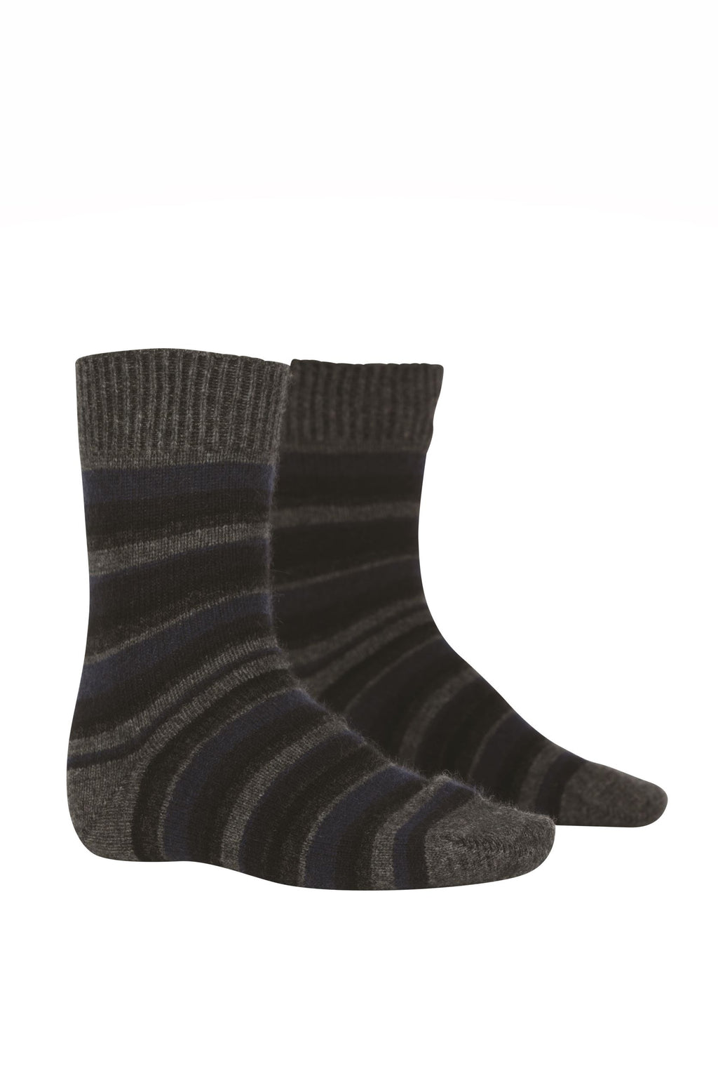 Unisex Possum Merino Striped Sock