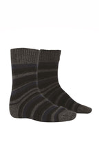 Unisex Possum Merino Striped Sock