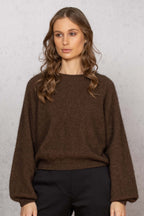 Bellow Sleeve Possum Merino Top
