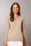 Women's Lightweight Possum Scalloped Vee