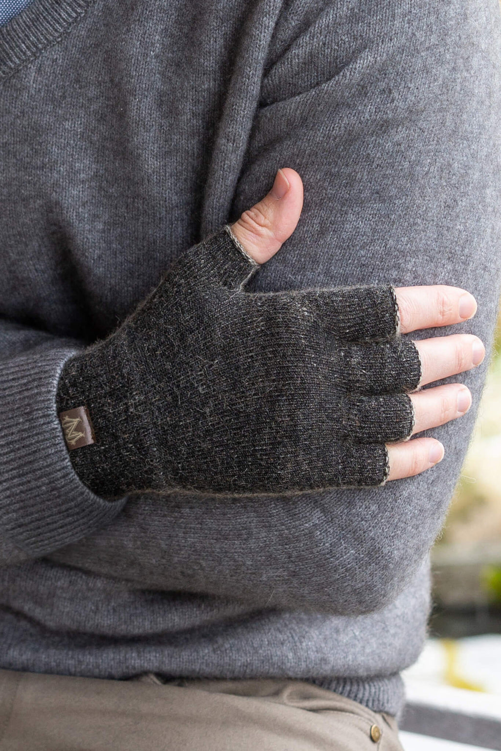 Polyprop Possum Merino Fingerless Gloves
