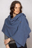 Moss Stitch Possum Merino Shawl