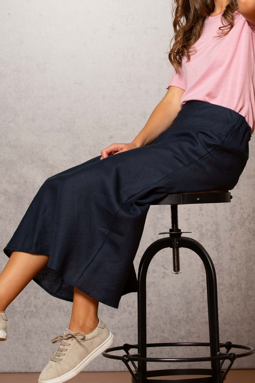 Linen Summer Weight Twill Skirt
