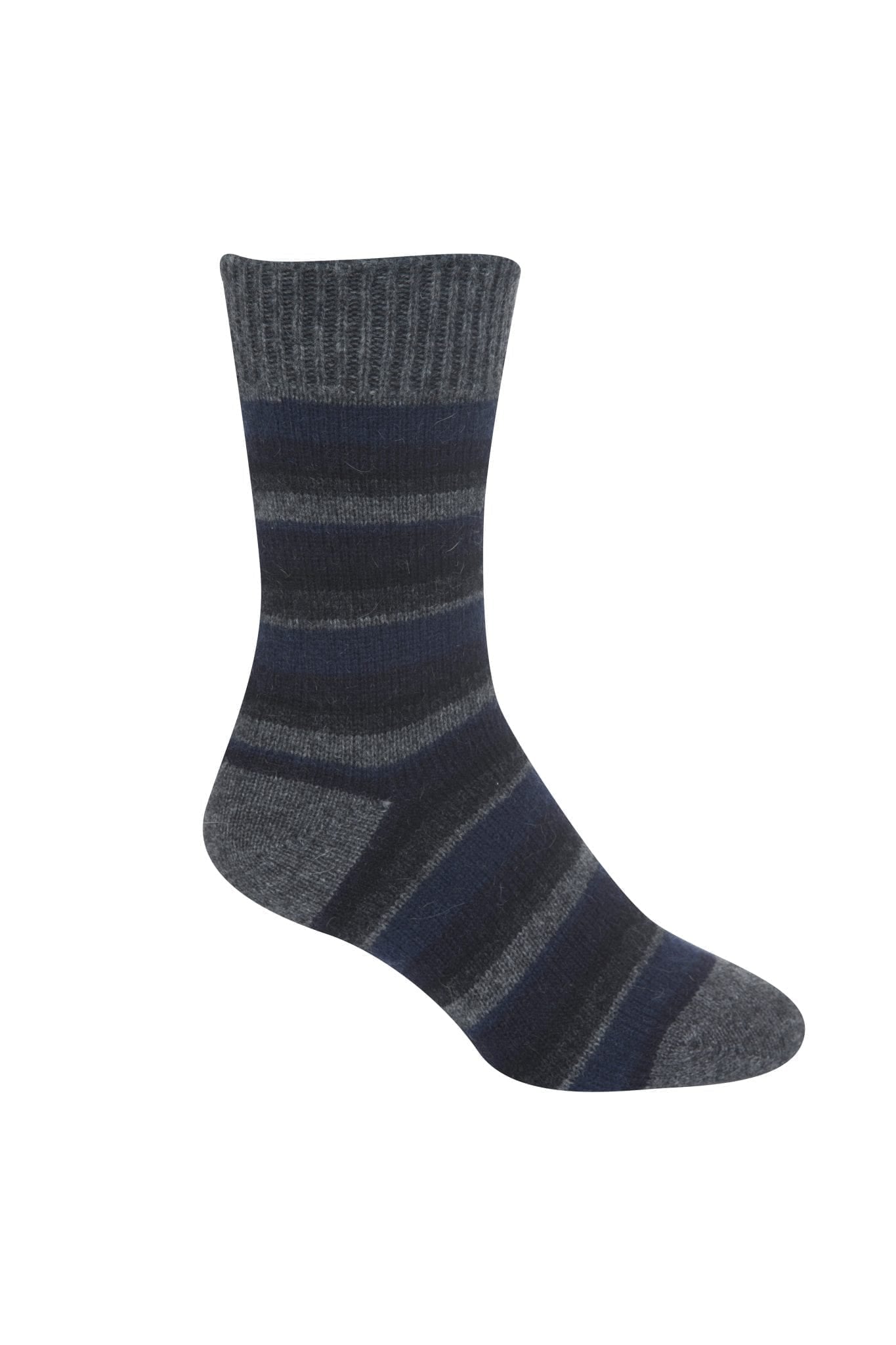 Striped Possum Merino Socks Secondary image