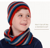 Kids Striped Loop Scarf Possum Merino Possum Boutique