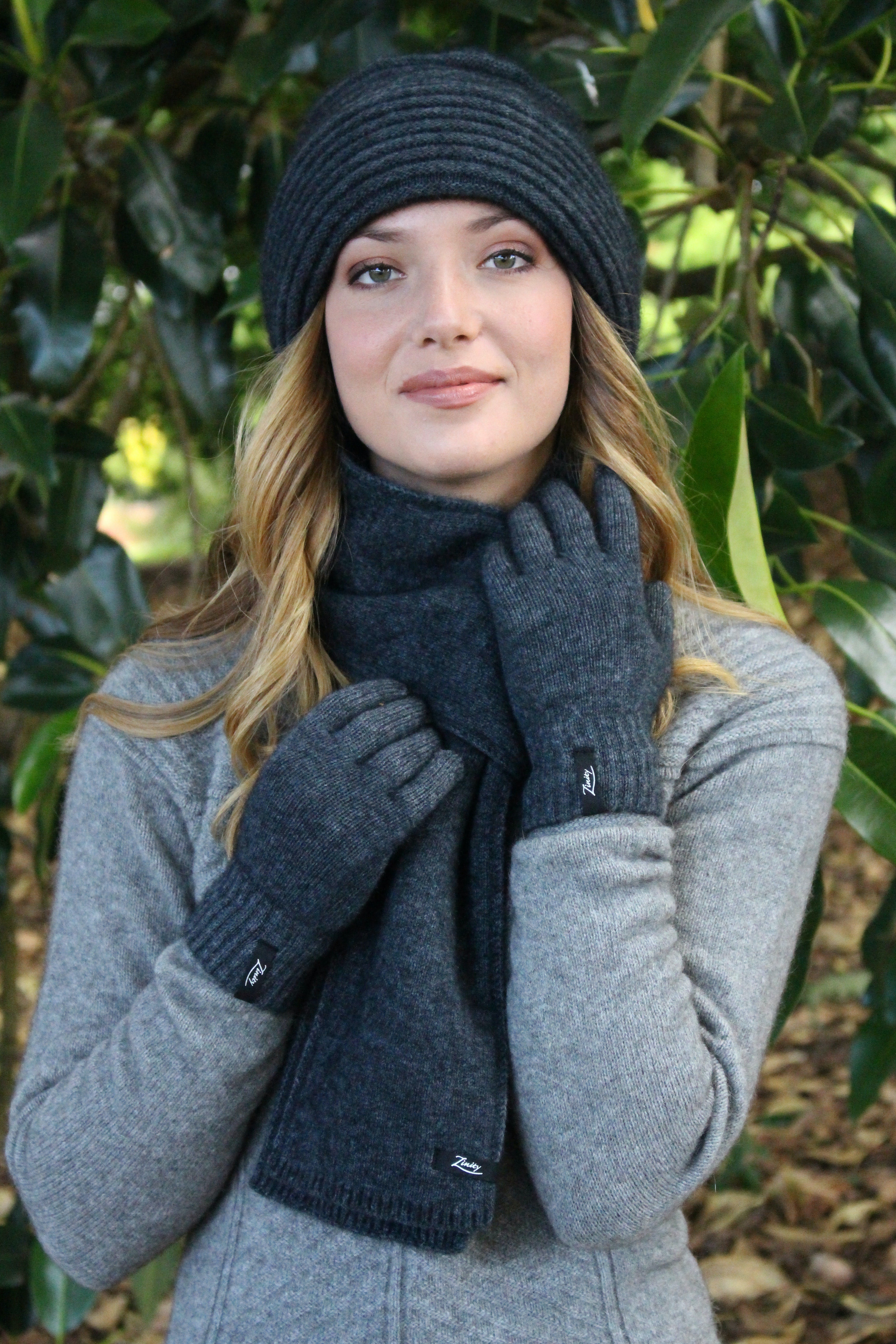 Possum Merino Plain Gloves - Zinity Knitwear