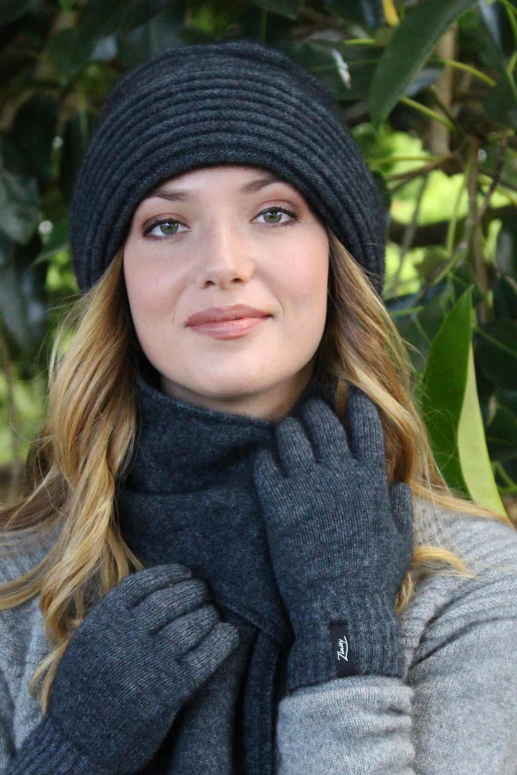 Ribbed Possum Merino Clouche Hat