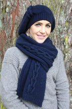 Chain Knit Possum Merino Beanie